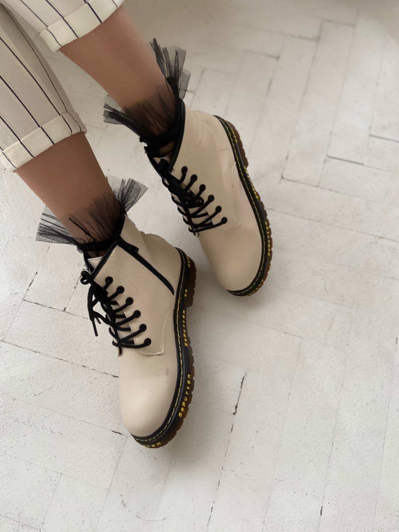 Tüll Rüschen Ankle Armband Shimmy Fußkettchen, Fußkettchen Fußmanschetten, Fuß Knöchel Zubehör Nylon Manschette, Schwarz Satin Socken von TONKObrand