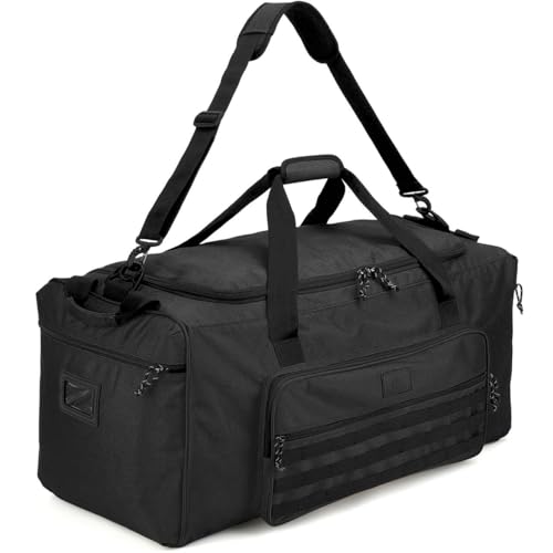 TONRUYN Reisetasche Groß Sporttasche Herren Wochenend Duffel Bag (Schwarz) von TONRUYN