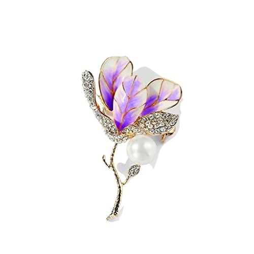 Brosche Modeaccessoires Emaille bemalte Blumenbrosche Pin Temperament Brosche Vintage Accessoires Kleidung Brosche (Farbe: B, Größe: Wie abgebildet) (A wie abgebildet) von TONZN