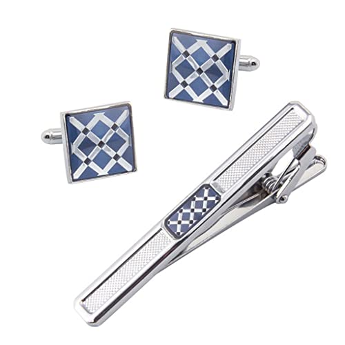 Business-Anzug-Anstecknadeln, französische Hemd-Manschettenknöpfe, Schmuck-Bar-Manschettenknöpfe, Kleidungsaccessoires, Metall (D wie im Bild gezeigt) von TONZN