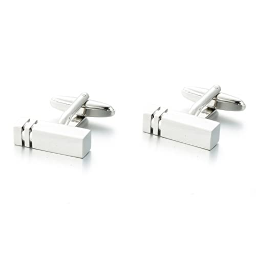 Herren-Manschettenknöpfe, Kleid-Manschettenknöpfe, Party-Kleidungszubehör, Dating-Hemd-Manschettenknöpfe (D wie im Bild gezeigt) von TONZN