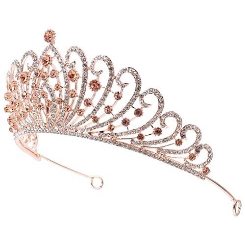 Hochzeitskronen-Tiaras, königliche Königinkrone, Strass-Prinzessinnen-Tiaras für Mädchen (Farbe: verschiedene Farben3) (verschiedene Farben3) von TONZN