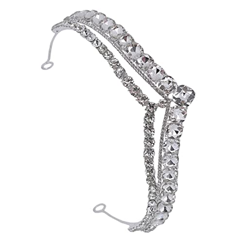 Krone, Strass Silber Prinzessin Accessoires Braut von TONZN