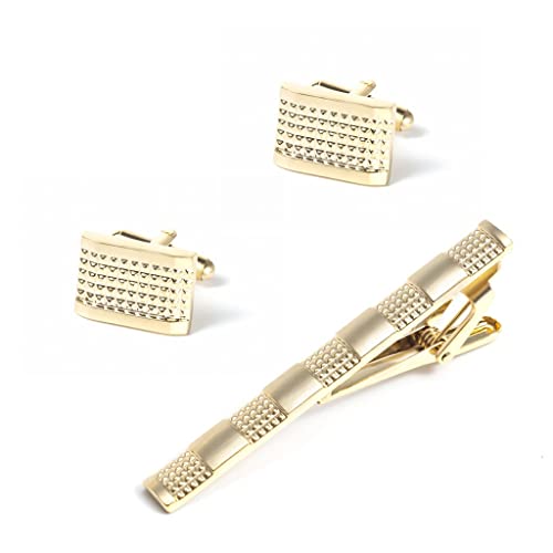 Manschettenknöpfe, Business-Anzug-Anstecknadeln, Schmuck-Bar-Manschettenknöpfe, Bekleidungszubehör, französische Manschettenknöpfe aus Metall (D wie im Bild gezeigt) von TONZN