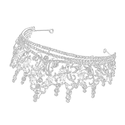 Strass-Krone, Haarschmuck für Frauen, Hochzeit, Haarschmuck für Frauen, Turban-Stirnband, Tiara, Haarband, Bachelorette-Tiara, Kopfschmuck, Braut-Tiaras, Kronen von TONZN