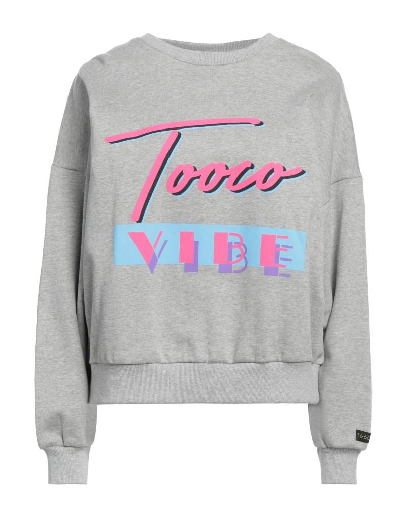 TOOCO Sweatshirt Damen Grau von TOOCO