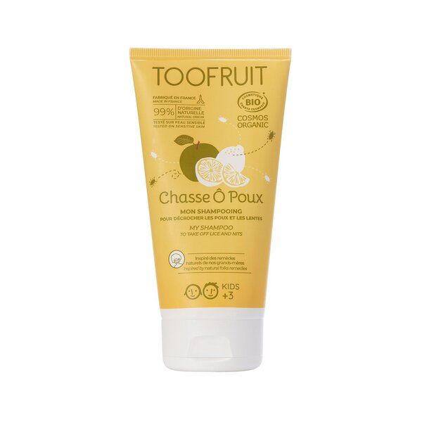 TOOFRUIT Anti-Läuse Haarshampoo Apfel-Zitrone speziell für Kinder, Inhalt: 150ml von TOOFRUIT