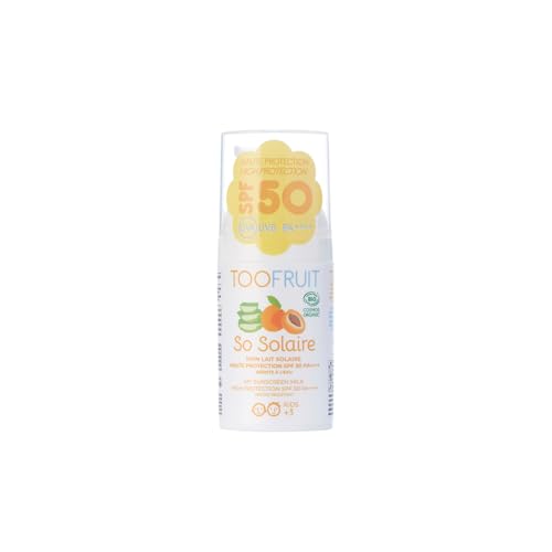 TOOFRUIT Sonnenmilch LSF 50+ für Kinder ab 3 Jahren, 30 ml, Mineralischer Sonnenschutz, Wasserfest, Ohne Chemische Filter, Dermatologisch getestet, Natürliche Inhaltsstoffe TOOFRUIT Sonnenmilch LSF 50+ für Kinder ab 3 Jahren, 30 ml, Mineralischer Sonnenschutz, Wasserfest, Ohne Chemische Filter, Dermatologisch getestet, Natürliche Inhaltsstoffe von TOOFRUIT
