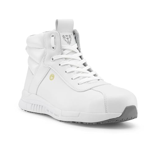TOP ELITE SPORTY MID S3 - Sicherheits-/ Schutzschuhe (Weiß, EU Schuhgrößensystem, Erwachsene, Numerisch, M, 39) von TOP ELITE