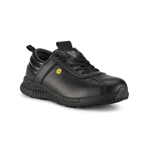 TOP ELITE Sporty Low O2 - Sicherheits-/ Schutzschuhe (Schwarz, EU Schuhgrößensystem, Erwachsene, Numerisch, M, 39) von TOP ELITE