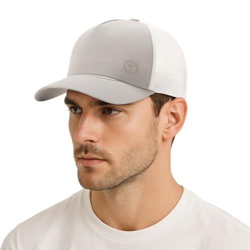 TOP-EX L/XL/XXLTrucker Cap Herren Snapback Baseball Cap Mesh Sommer Basecap mit Netz Sport Golf Running Kappe 95592_Grau X-Large XL von TOP-EX