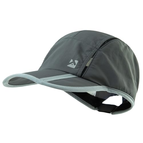 TOP-EX XL/XXL Baseball Cap Herren Atmungsaktiv Sports Running Kappe UV Schutz Basecap Sommer Golf Cap tx89056_Dunkelgrau XL Großer Kopf von TOP-EX