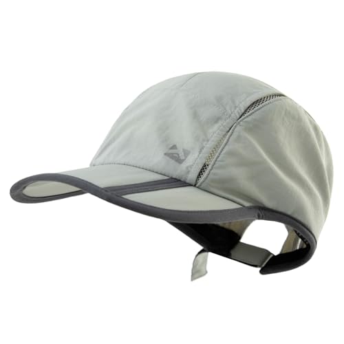 TOP-EX XL/XXL Baseball Cap Herren Atmungsaktiv Sports Running Kappe UV Schutz Basecap Sommer Golf Cap tx89056_Grau XXL von TOP-EX