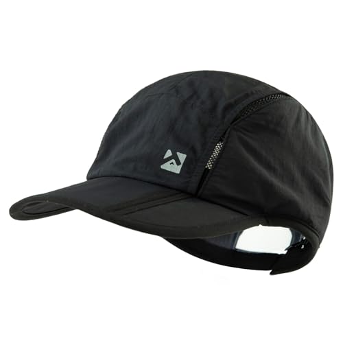 TOP-EX XL/XXL Baseball Cap Herren Atmungsaktiv Sports Running Kappe UV Schutz Basecap Sommer Golf Cap tx89056_Schwarz XL Großer Kopf von TOP-EX