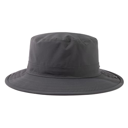 TOP-EX XL/XXL SPF 50 Sonnenhut Herren Bucket Hut Damen mit breiter Krempe Wasserdicht Sonnenschutz Mütze Anglerhut Regenhut Wanderhut Faltbar Grau XL von TOP-EX