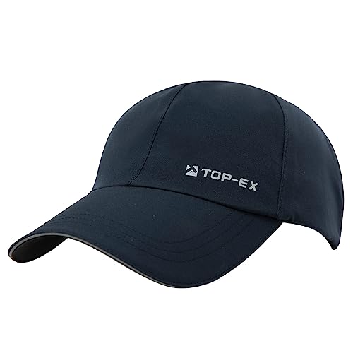 TOP-EX wasserdichte Baseball Cap Herren XXL Running Cap Sommer Kappe Sonnenhut Basecap Großer Kopf Sports Golf Cap 65 Tennis Laufkappe UV-Schutz XX-Large Marine von TOP-EX