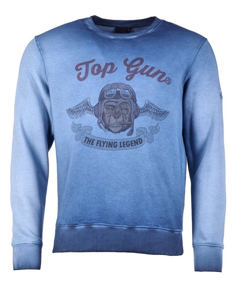 TOP GUN Sweater Smoking Monkey TG20191034 von TOP GUN