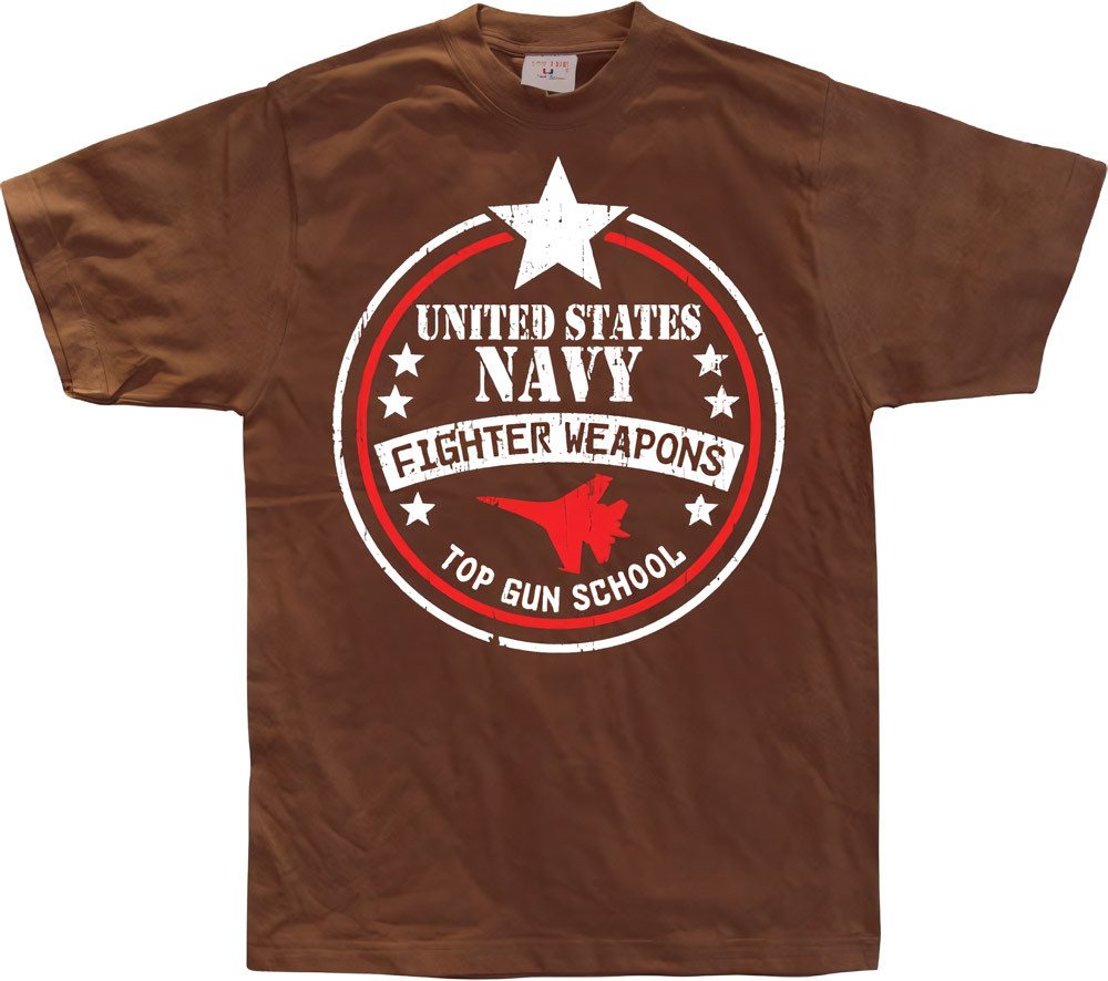 TOP GUN T-Shirt School Vintage T-Shirt TOP GUN T-Shirt School Vintage T-Shirt von TOP GUN