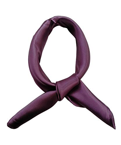 Topmodisches Tuch quadratisch einfarbig 57 x 57 cm, raisin, One size von Topmode