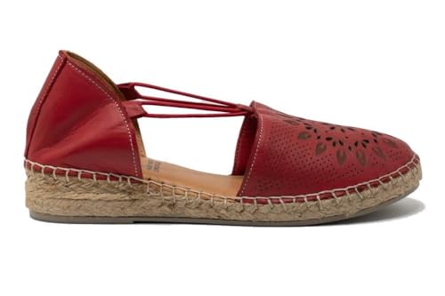 Flache Espadrilles Top 3 Shoes SR25498 in Rot für Damen - Damen, rot, 38 EU Flache Espadrilles Top 3 Shoes SR25498 in Rot für Damen - Damen, rot, 38 EU von TOP3 SHOES
