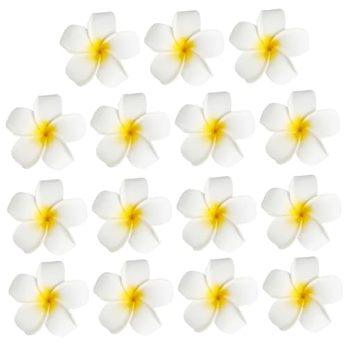 TOPBATHY 24 Stücke Hawaii Haarspangen Plumeria Blumen Haarspangen Strand Stil Haar Accessoires Für Damen Für Party Und Alltag von TOPBATHY