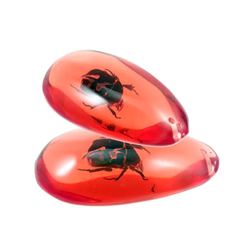 TOPBATHY 1 Stück Großer Blutamber Specimen Anhänger Kreativer Schmuck Handgemachter Resin Pendant für DIY Projekte Accessoires für Schmuckherstellung Bastelarbeiten von TOPBATHY