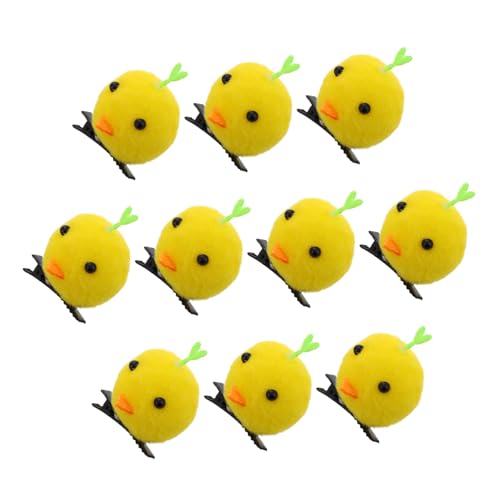TOPBATHY 10 Stück Kleine gelbe Hühnerhaarnadel Mini-Haarspangen Kleinkind Mädchen Haarschmuck Haarnadeln Haarspangen für Kleinkinder Osterhaarnadeln Mädchen Haarschmuck Plüsch TOPBATHY 10 Stück Kleine gelbe Hühnerhaarnadel Mini-Haarspangen Kleinkind Mädchen Haarschmuck Haarnadeln Haarspangen für Kleinkinder Osterhaarnadeln Mädchen Haarschmuck Plüsch von TOPBATHY