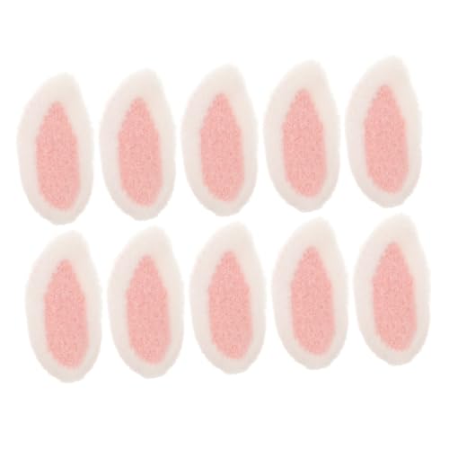 TOPBATHY 10stücke Diy Hasenohr Zubehör Für Haarspangen Bastelset Kreatives Frauen Und Dekorative Accessoires Für Handarbeit von TOPBATHY