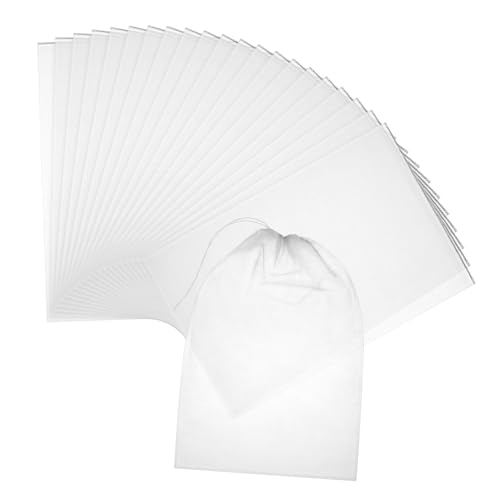 TOPBATHY 100 Stück Teiliges Aufbewahrungsbeutel aus Vliesstoff mit Zugband Vielseitige Strapazierfähige Stoffbeutel für Schuhe Kleidung und Kompakte Reisebeutel Umweltfreundlich und von TOPBATHY