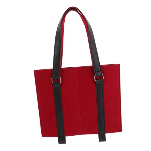 TOPBATHY Filz Weinflaschentasche Doppel Flaschenträger Tragbar Gepolstert Stilvolle Geschenkverpackung Weicher Filzstoff Wiederverwendbare Tragetasche Für Geburtstage Feiertage Partys von TOPBATHY
