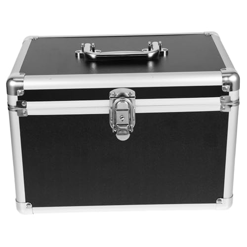 TOPBATHY Metall-aufbewahrungsbox Für Make-up Große Reise-organizer-box Mit Sicherem Verschluss Kosmetikbox Für Lotionen Und Cremes von TOPBATHY