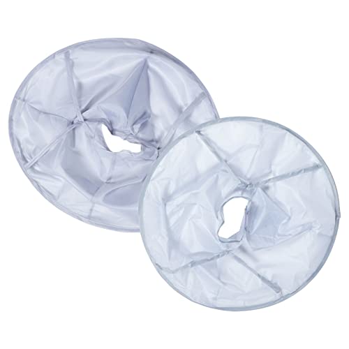 TOPBATHY Haarschneideschirm Friseurumhang Friseur Haarschneider Regenschirm : 2 Stücke Haarschnitt Barber Hair Catcher Salon Stylist Friseur Zubeh?r Zuf?llige 60X60cm Haarschneideumhang von TOPBATHY