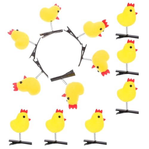 TOPBATHY Küken-Clips Für Haare Stück Lustige Küken-Pins Lustige Haarspangen Haar-Accessoires Für Mädchen Frauen Frühling Ostern Partygeschenk Anziehsachen von TOPBATHY