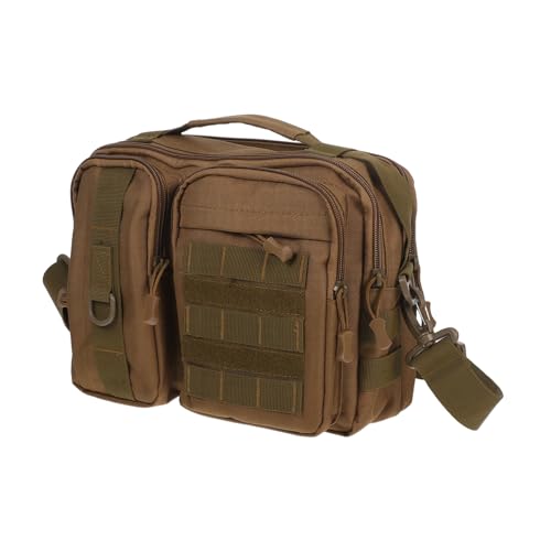 TOPBATHY Leichte Kleine Camouflage Crossbody Bag aus Robustem Nylon mit Mehreren Fächern Vielseitige Outdoor Umhängetasche für Angeln Jagd und Reisen Praktische Herrentasche für Alltag und von TOPBATHY