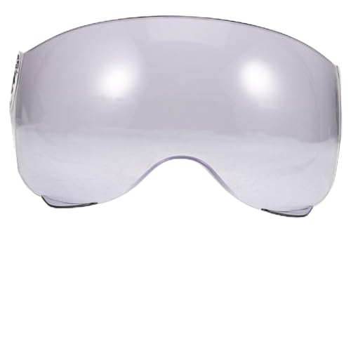 TOPBATHY Motorbike Helmvisier UV Schutz Wind und Sandresistent Transparent Universalpassform Leicht und Flexibel Einfach zu Montieren für Herren Klapphelm und Windschutzhelm von TOPBATHY
