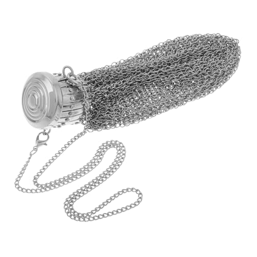 TOPBATHY Retro Münzbeutel Antikes Münzfach mit Drehverschluss Handgefertigter Stilvoller Münzcontainer für Sichere Aufbewahrung Kompakt Tragbar für Unterwegs Vintage Accessoires von TOPBATHY