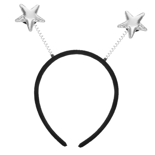 TOPBATHY Sternen Haarreif mit Frühlingsfunktion Fünfzackiger Kopfschmuck für Partys und Besondere Anlässe für Frauen und Langlebig von TOPBATHY