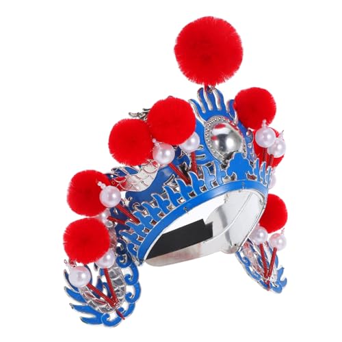 TOPBATHY Traditioneller Peking-opernhut Stirnband Im Chinesischen Stil Für Bühnenauftritte Partys Und Viele Weitere Anlässe. von TOPBATHY