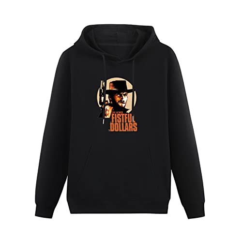 TOPCREATING Clint Eastwood Movies 80'S Vintage Fistful of Dollars Gift Hoodies Long Sleeve Pullover Loose Hoody Mens Sweatershirt Size M von TOPCREATING