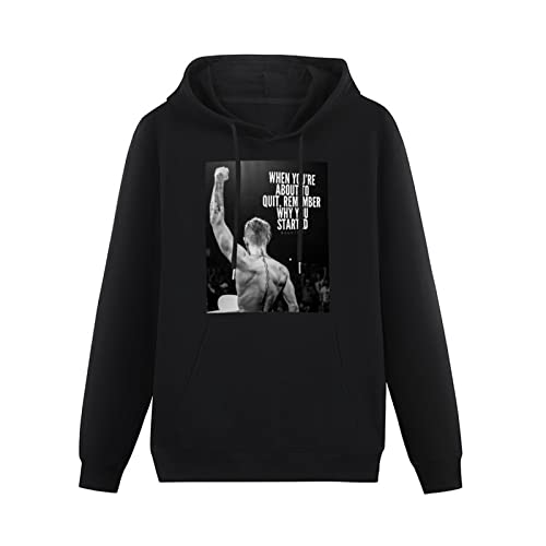 TOPCREATING Conor McGregor Quotes Boxing Poster Ideal Gift Cool Funny Hoodies Long Sleeve Pullover Loose Hoody Mens Sweatershirt Size L von TOPCREATING