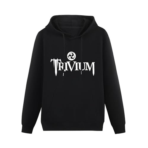 TOPCREATING New Trivium Heavy Metal Logo Hoodies Long Sleeve Pullover Loose Hoody Mens Sweatershirt Size XL von TOPCREATING