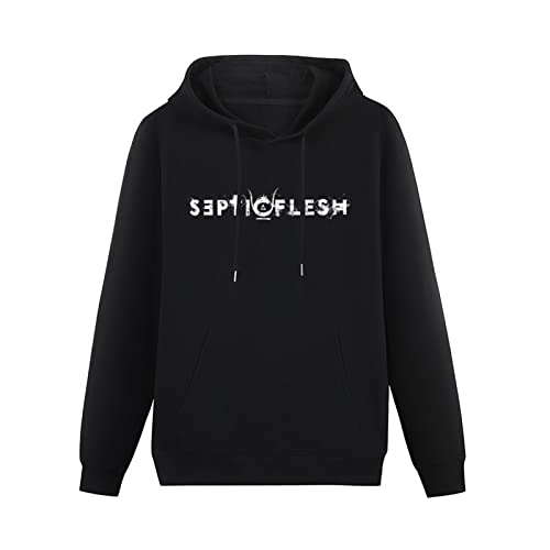 TOPCREATING Septicflesh Hoodies Long Sleeve Pullover Loose Hoody Mens Sweatershirt Size L von TOPCREATING