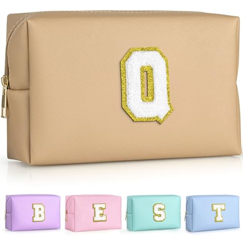 TOPEAST Peasonalisierte Make-up-Tasche für Damen, Khaki, Frage: von TOPEAST