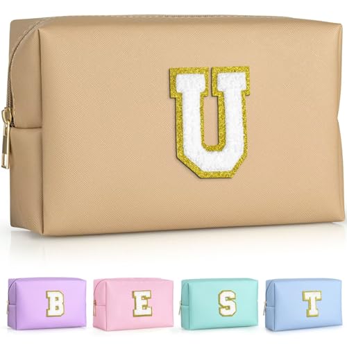 TOPEAST Peasonalized Make-up-Tasche für Damen, Khaki, U von TOPEAST