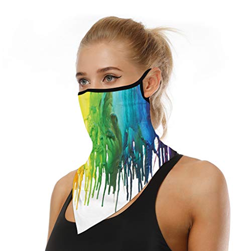 TOPEREUR Gesichtsmaske Bandana Mundschutz Kopftuch Halstuch Winddichte Maske für Damen und Herren, Face Shield Ski Joggen Fahrrad Motorrad Schlauchschal Atmungsaktiv Schnelltrocknend von TOPEREUR