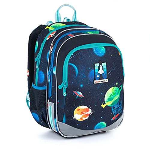 TOPGAL Schulrucksack für Jungen ab - 1. Klasse - ELLY 21015 (Weltraum) von TOPGAL