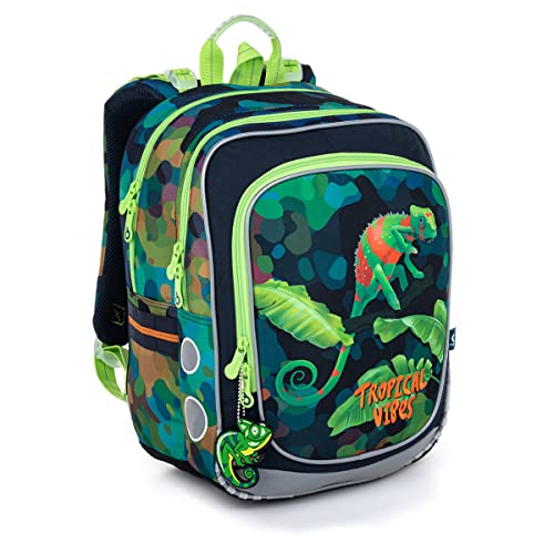 TOPGAL Schulrucksack für Jungen ab - 1. Klasse - ENDY 22055 (Chamäleon) von TOPGAL
