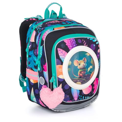 TOPGAL Schulrucksack für Mädchen ab - 1. Klasse - ENDY 24005 (Waldtiere) von TOPGAL
