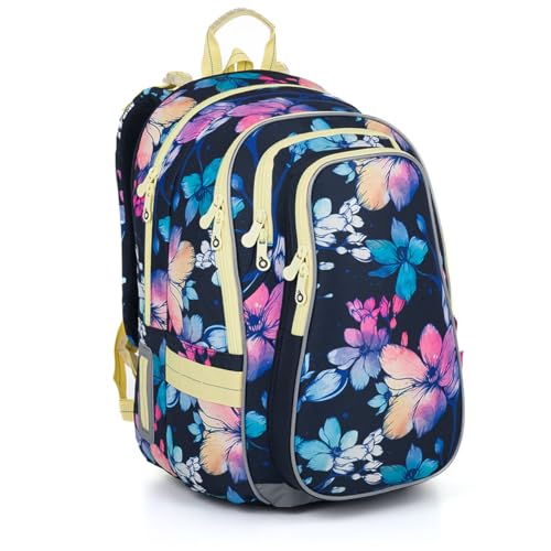 TOPGAL Schulrucksack für Mädchen ab - 3. Klasse - LYNN 24008 (Kirschblüten) von TOPGAL