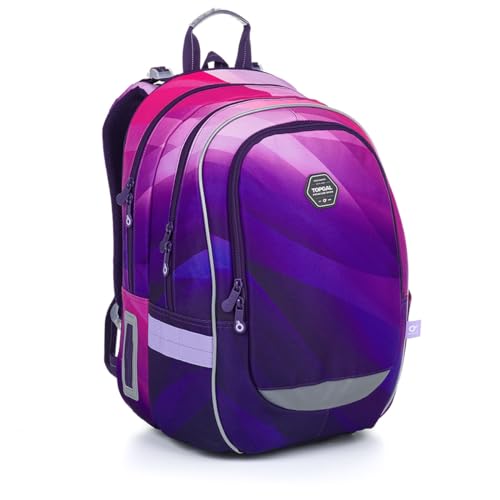 TOPGAL Schulrucksack für Mädchen ab - 3. Klasse - CODA 24007 (Rosa Welle) von TOPGAL